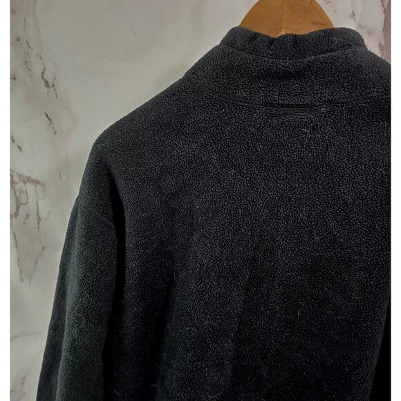 Patagonia Synchilla Mens XXL Black Fleece Pullover Quarter Zip Vintage 90s - Picture 6 of 11